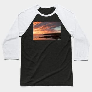 November sunrise over Collywell Bay Baseball T-Shirt